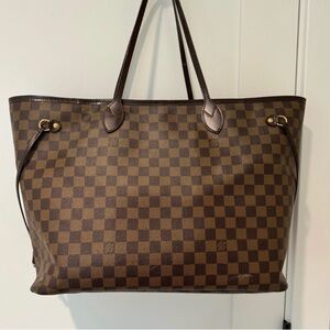 Louis Vuitton Brown Checkered Tote